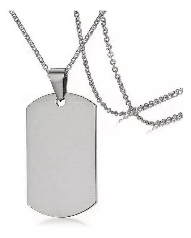 Collar placa militar