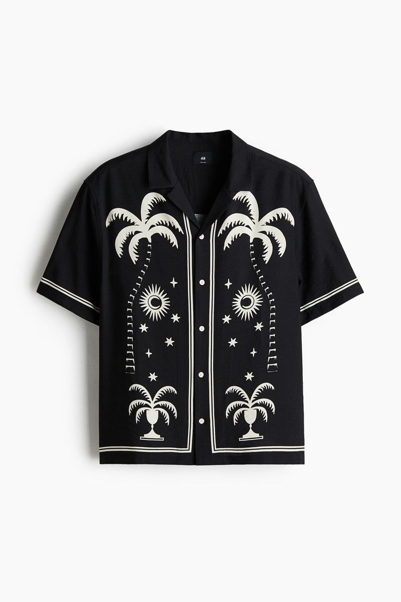 Camisa resort estampada Relaxed Fit