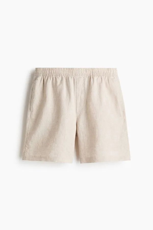 Shorts de lino Relaxed Fit