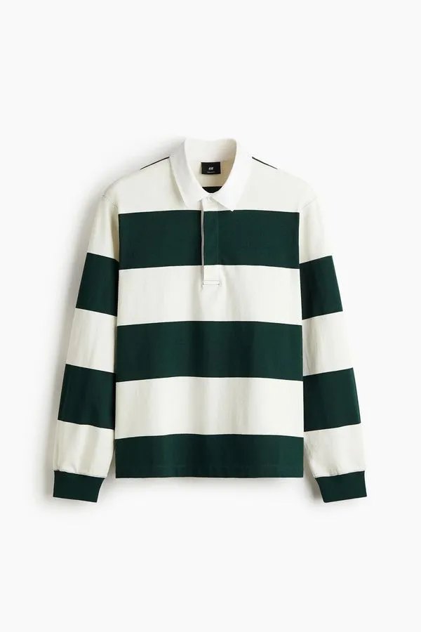 Polera polo de rugby en algodón