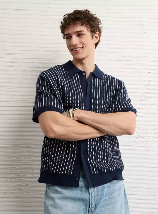 El polo AE con jeans claros