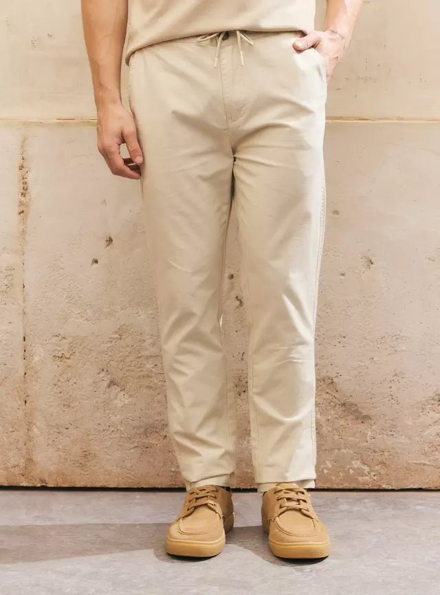 Pantalón Look Lino Algodón Bamboo